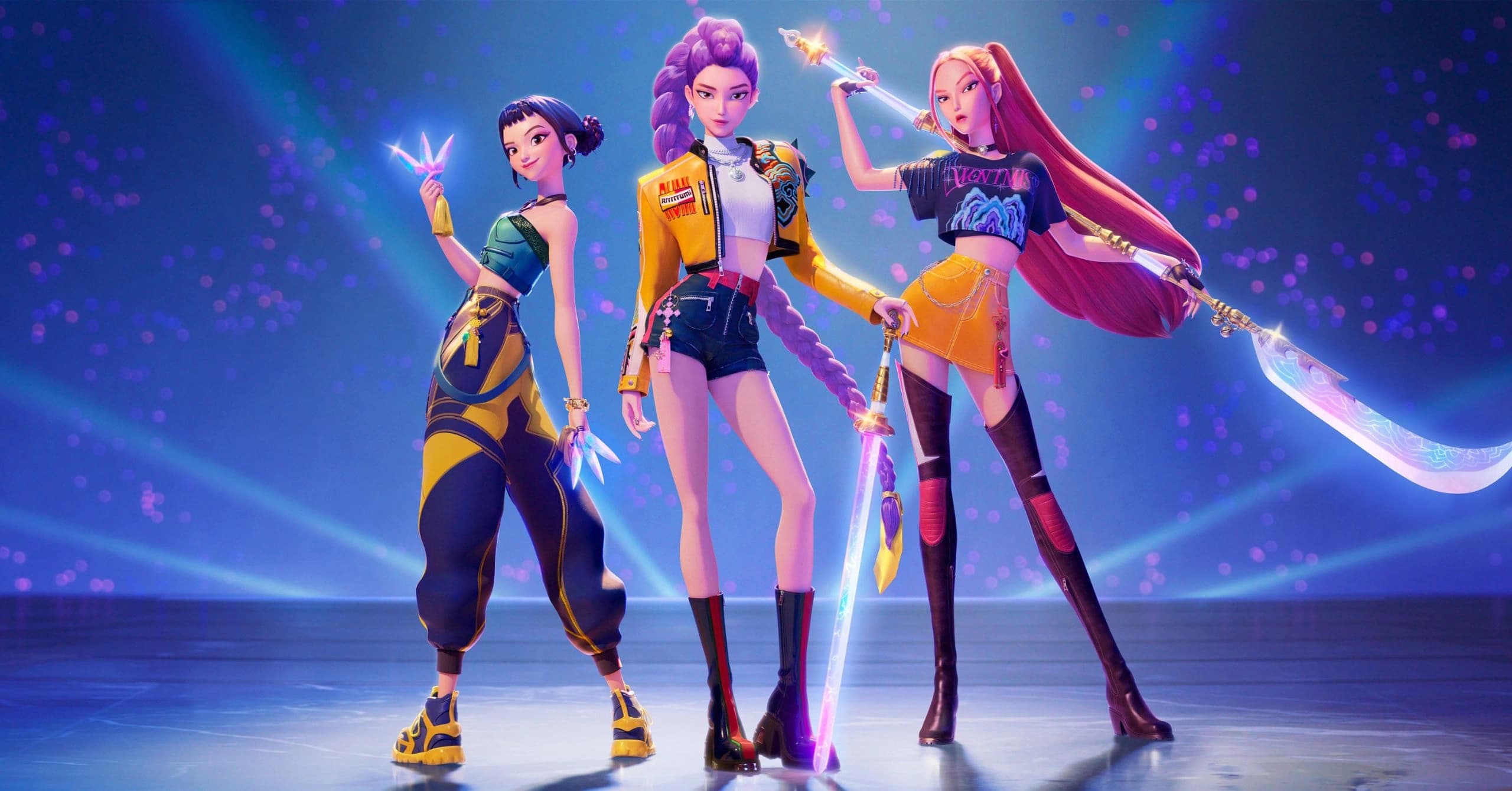 HUNTRIX (HUNTR/X) — the K-pop idol girl group from KPop Demon Hunters by Netflix and Sony Pictures Animation
